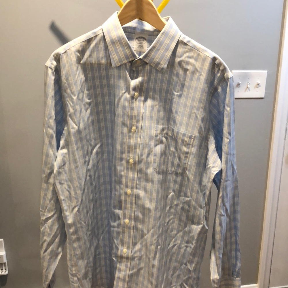 Brooks brothers slim fit non iron shirt